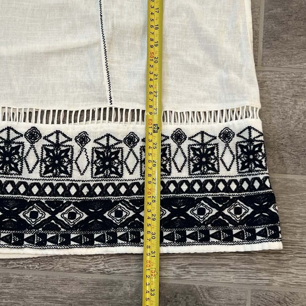 FREE PEOPLE Women’s Cotton Noyal Counting Stars Tunic Ivory Medium Embroidered - Picture 10 of 10